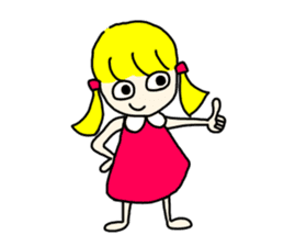 Everyday in a dress with collar sticker #15911870