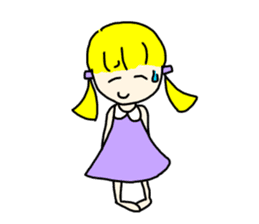 Everyday in a dress with collar sticker #15911872