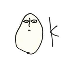 Johnny The Egg whites sticker #15911919