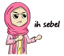 Adin : Cewe Moody sticker #15912037