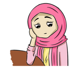 Adin : Cewe Moody sticker #15912040