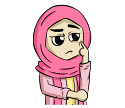 Adin : Cewe Moody sticker #15912043