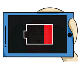 Adin : Cewe Moody sticker #15912047