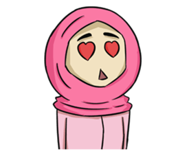 Adin : Cewe Moody sticker #15912052