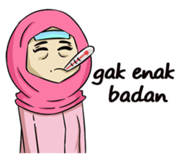 Adin : Cewe Moody sticker #15912055