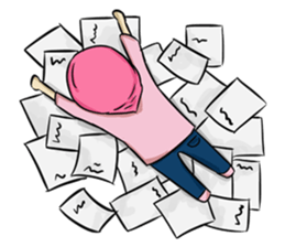 Adin : Cewe Moody sticker #15912065