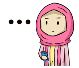 Adin : Cewe Moody sticker #15912070