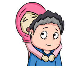 Adin : Cewe Moody sticker #15912073