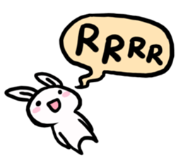 Rabbit With Negative Energy sticker #15912571