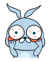 !!!super crazy blue rabbit!!! 2 sticker #15912820