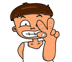 Rude child Part2 sticker #15913270