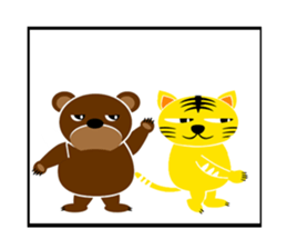 -KUMADORA- Story of Bear&Tiger. sticker #15913347