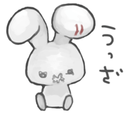 This rabbit is menhela 2 sticker #15913685