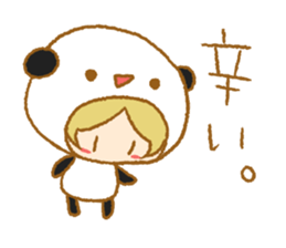 PandA's costume2 sticker #15913791
