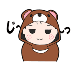 Suspending baby sticker sticker #15914324