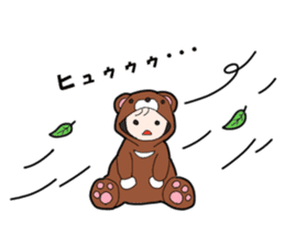 Suspending baby sticker sticker #15914326