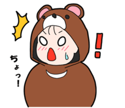 Suspending baby sticker sticker #15914330