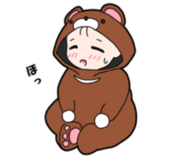Suspending baby sticker sticker #15914332