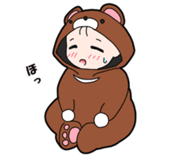Suspending baby sticker sticker #15914332