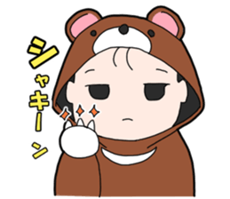 Suspending baby sticker sticker #15914338