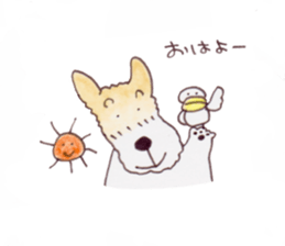 terrier&duck sticker sticker #15915266