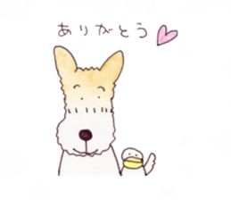 terrier&duck sticker sticker #15915272