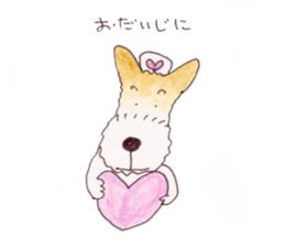 terrier&duck sticker sticker #15915273