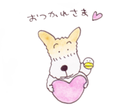 terrier&duck sticker sticker #15915274