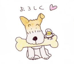 terrier&duck sticker sticker #15915275
