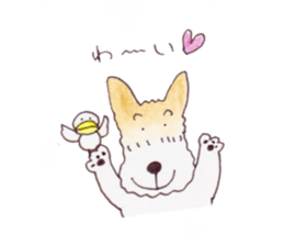 terrier&duck sticker sticker #15915288