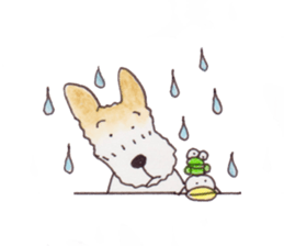 terrier&duck sticker sticker #15915289