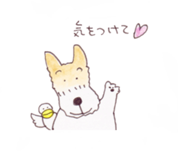 terrier&duck sticker sticker #15915291