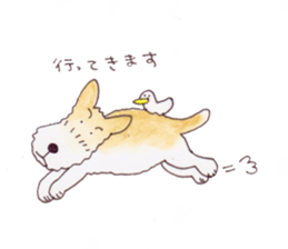 terrier&duck sticker sticker #15915294