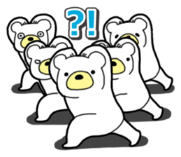 Five White Bears 2 sticker #15915402