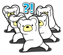 Five White Bears 2 sticker #15915402