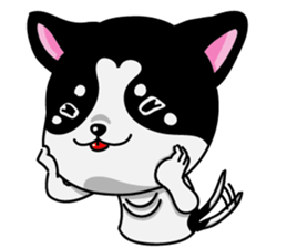 mushroom-meat dumplings sticker #15915922