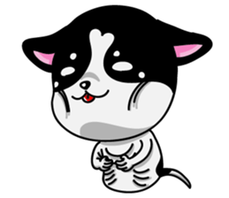 mushroom-meat dumplings sticker #15915926