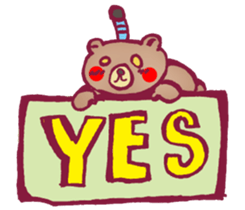 Easy! Thai! Kuma (Japanese subtitles) sticker #15916778