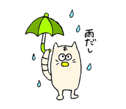 People wearing cat's hat and cats sticker #15917044