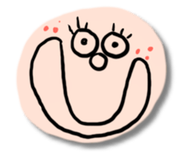 The most ugly expression map sticker #15917051