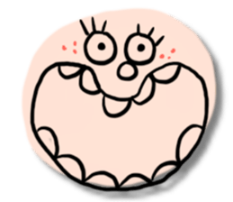 The most ugly expression map sticker #15917067