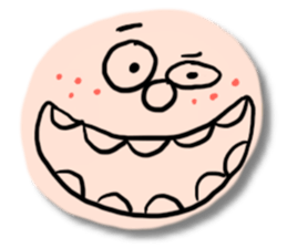 The most ugly expression map sticker #15917072