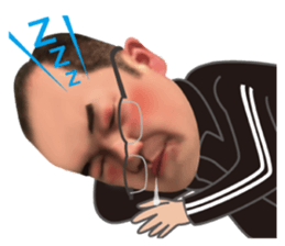 An interesting old man in Hiroshima sticker #15917447