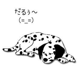 Dalmatian and DARUMAtian sticker #15917906