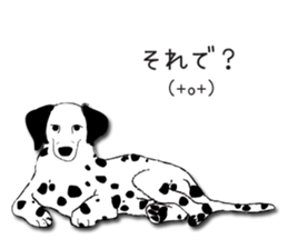 Dalmatian and DARUMAtian sticker #15917909