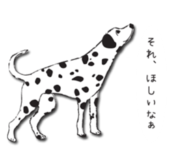 Dalmatian and DARUMAtian sticker #15917911