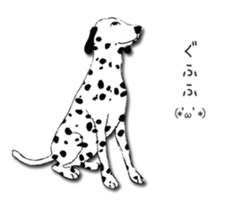 Dalmatian and DARUMAtian sticker #15917912
