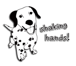 Dalmatian and DARUMAtian sticker #15917914