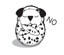 Dalmatian and DARUMAtian sticker #15917919