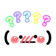 KAOMOJI MESSAGE sticker #15917940